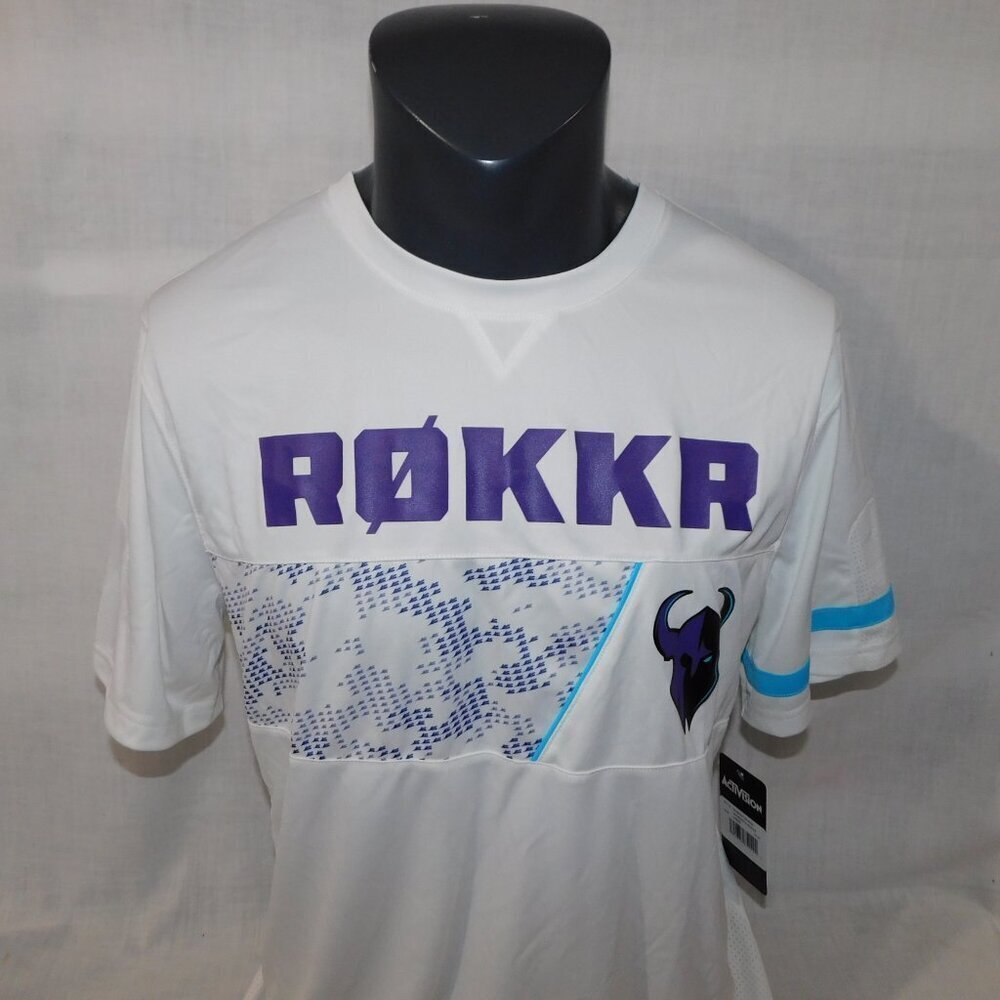 Call of Duty League Rokkr Minnesota White Pro Jersey Shirt New w Tag Mens L - Picture 4 of 15